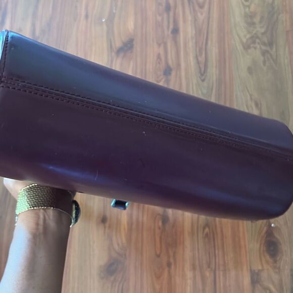 Furla purple eggplant handbag - Picture 7 of 8